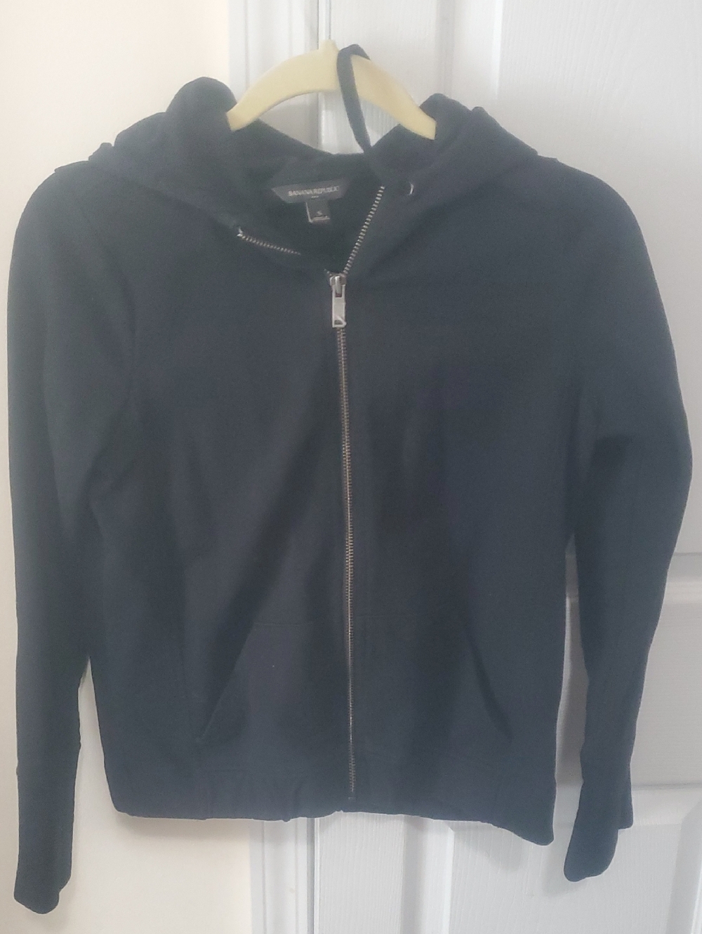 Banana Republic Black Pullover with Branded Neck Label